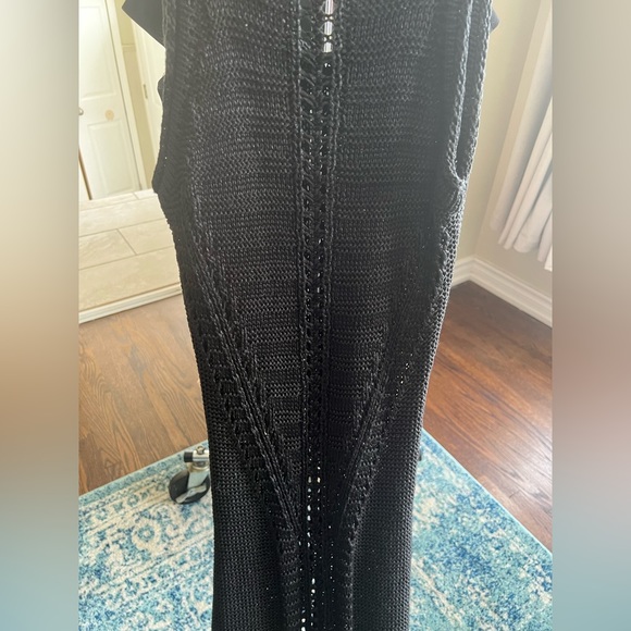 Crochet long black dress by MEXX - Picture 3 of 5